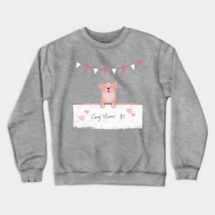 Corgi Kisses Crewneck Sweatshirt